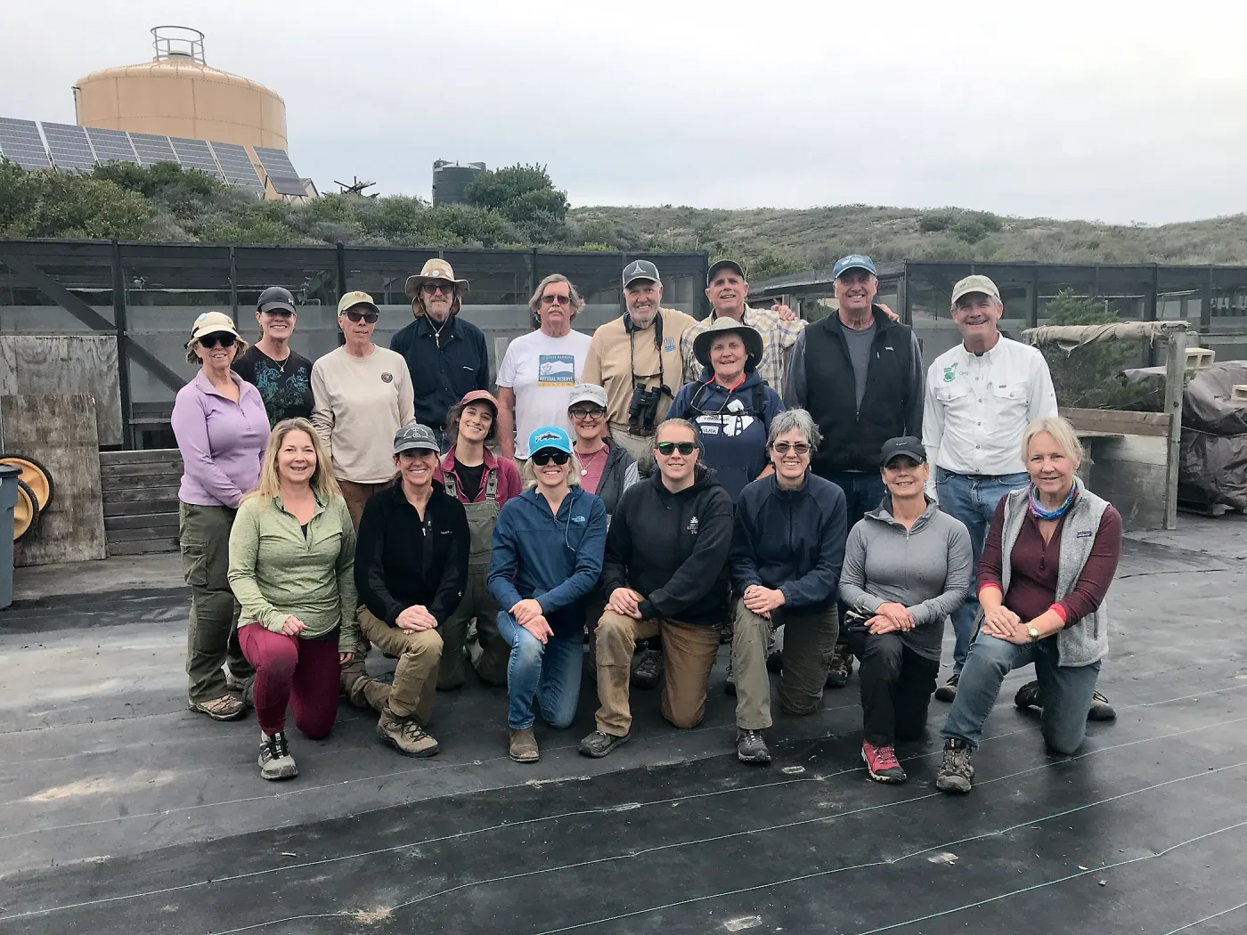 Channel Islands Restoration volunteer and staff people, field trip participants, NPS Nursery