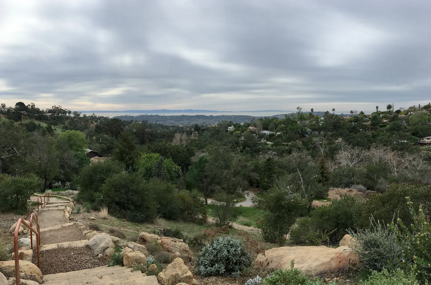 Island View Garden, view south to the Channel Islands