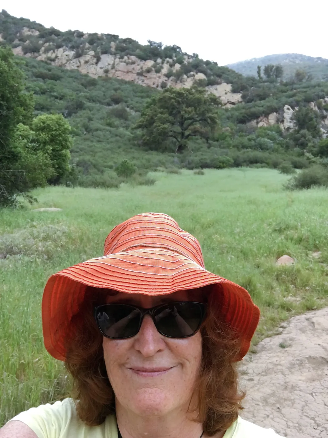Betsy Collins at Rattlesnake Meadow on RattlesnakeTrail