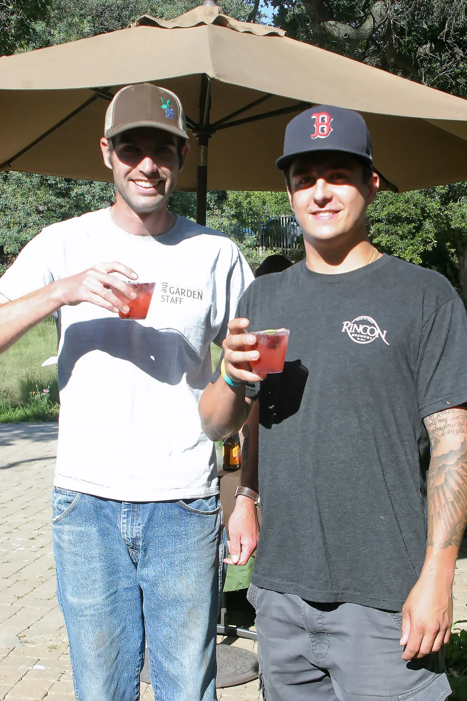 Wes Franken and Charlie Mosher, Santa Barbara Botanic Garden Casitas Opening