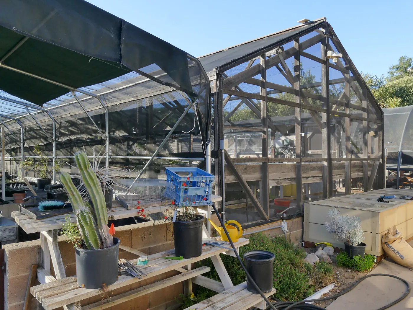 Southeast Corner of the Liner House at Horticulture Unit