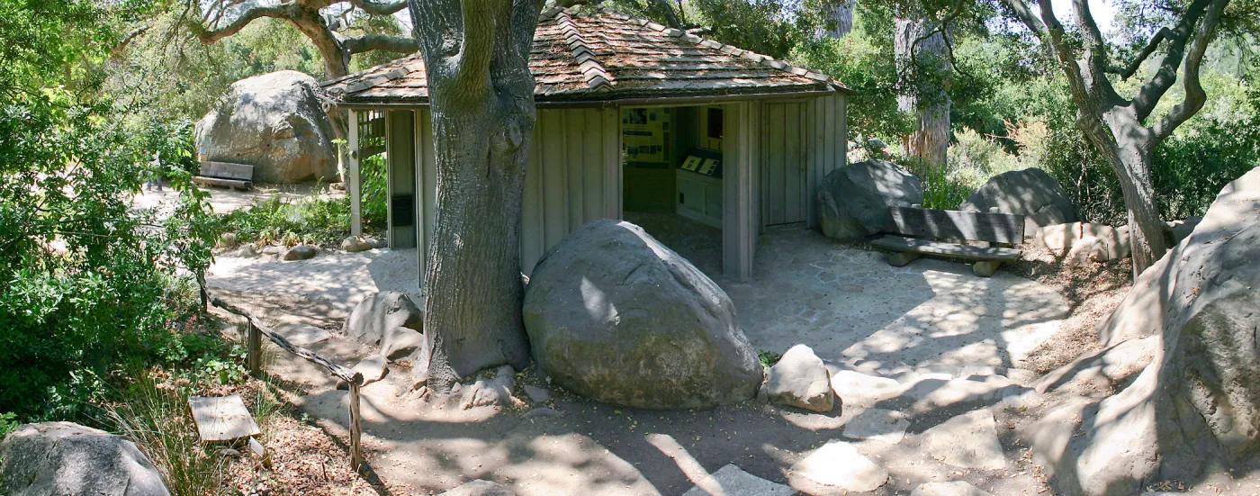 North west side of the Information Kiosk, Blaksley Boulder, Nugent and Webb Benches