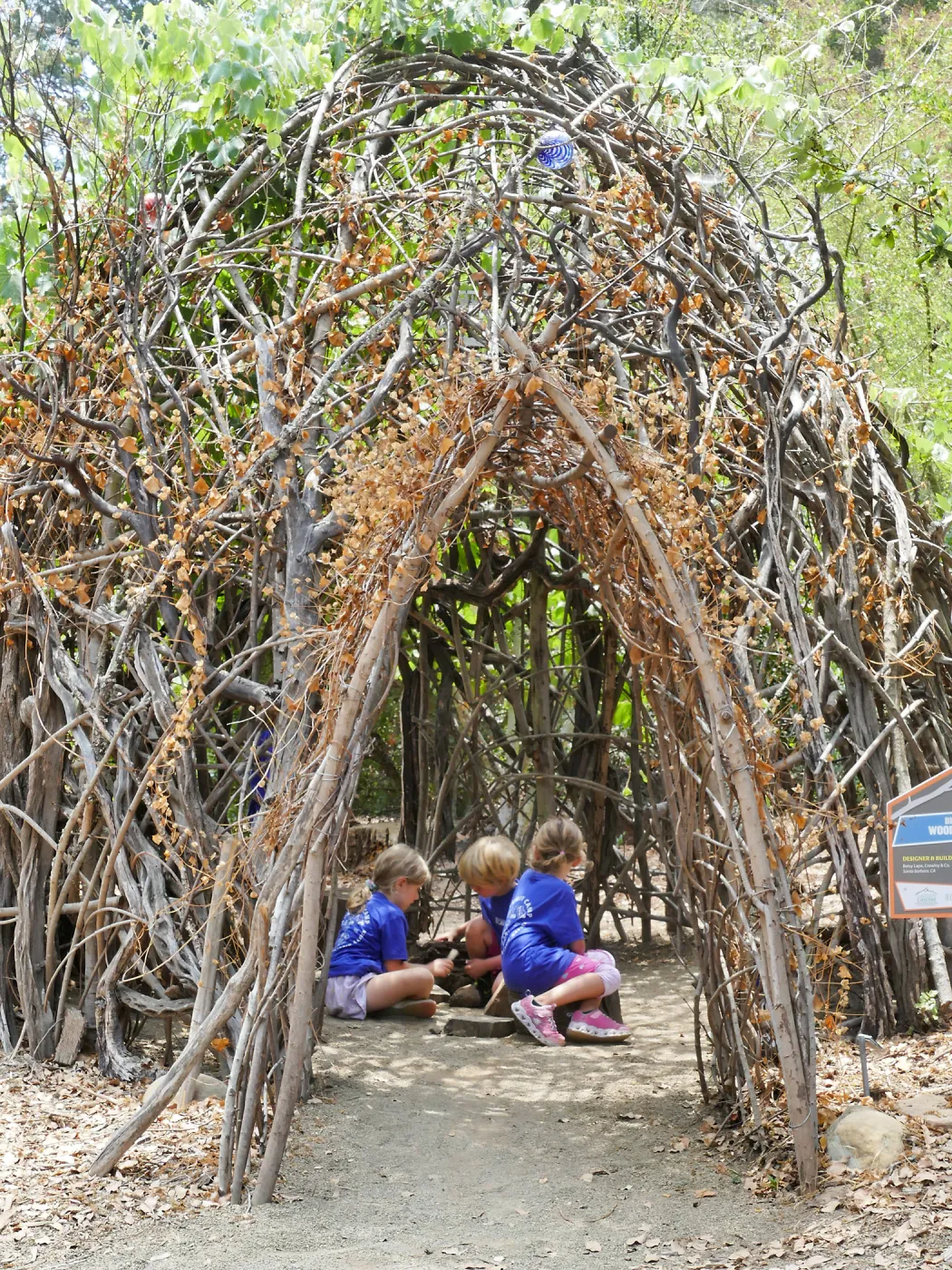 Acorn Adventurers Summer Campers at the Woodrat House Casita
