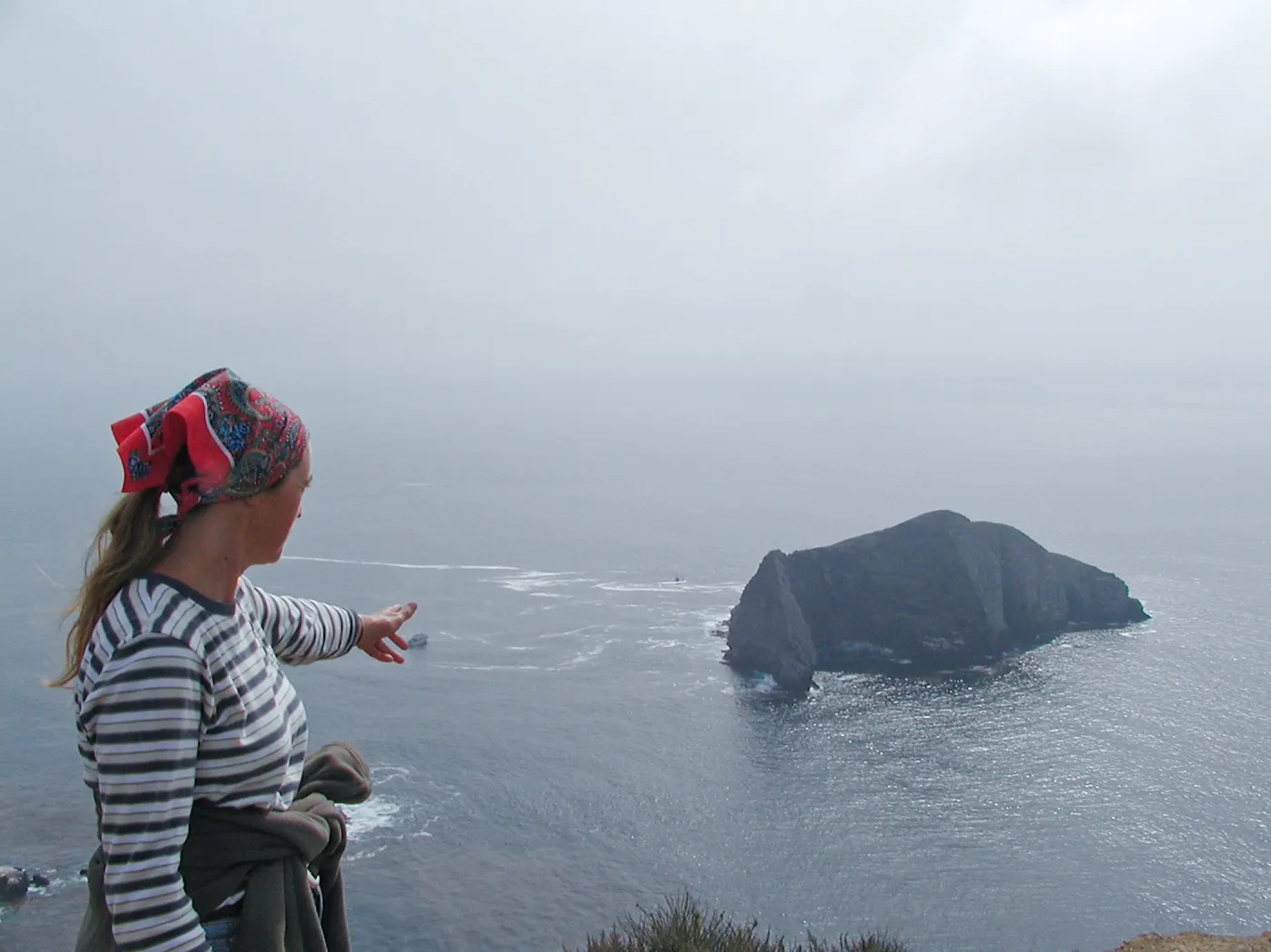 Santa Barbara Island Trip, Sally Isaacson and Sutil Island