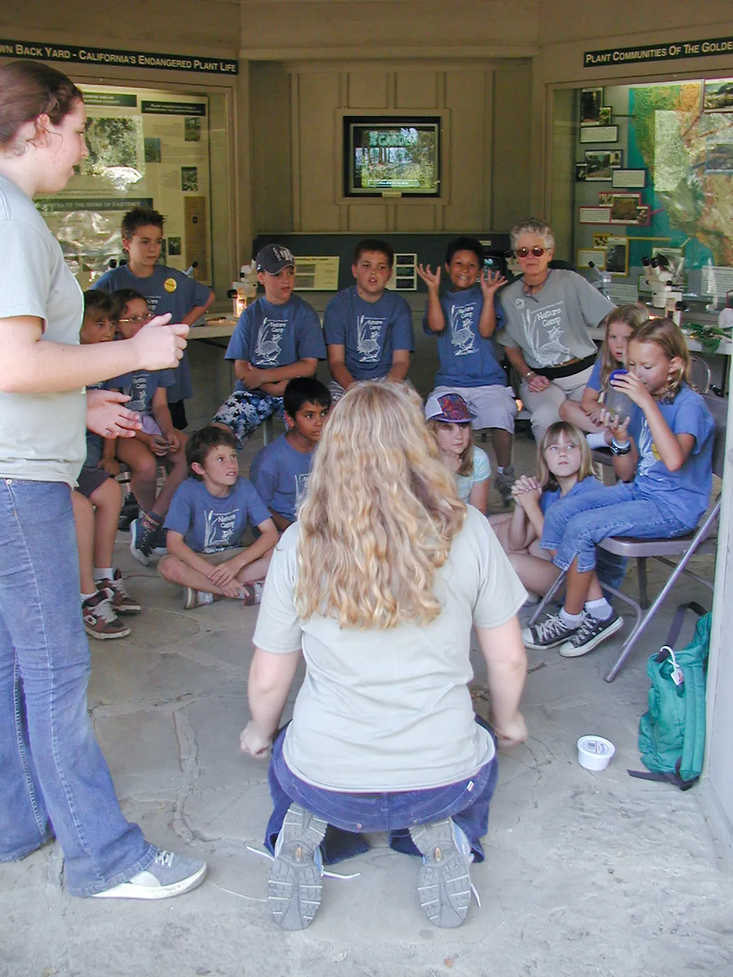 Summer Camp 2003, amphibian demonstration