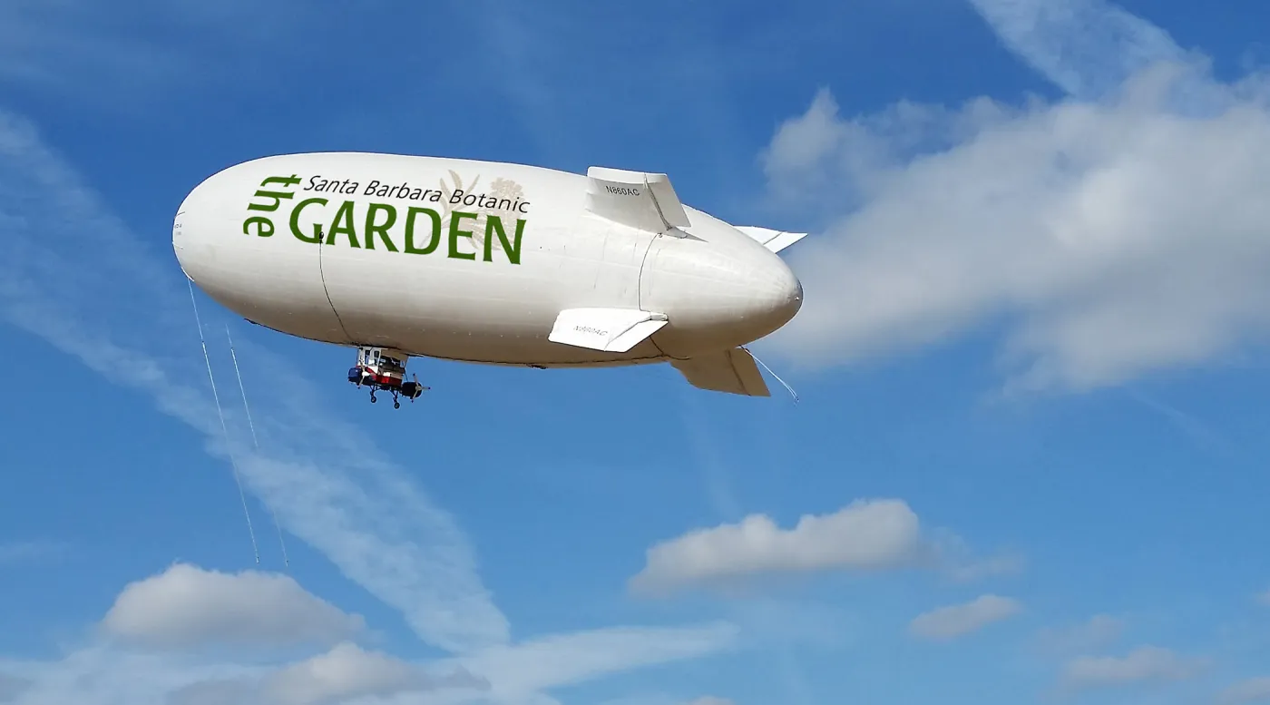 SBBG Blimp in flight