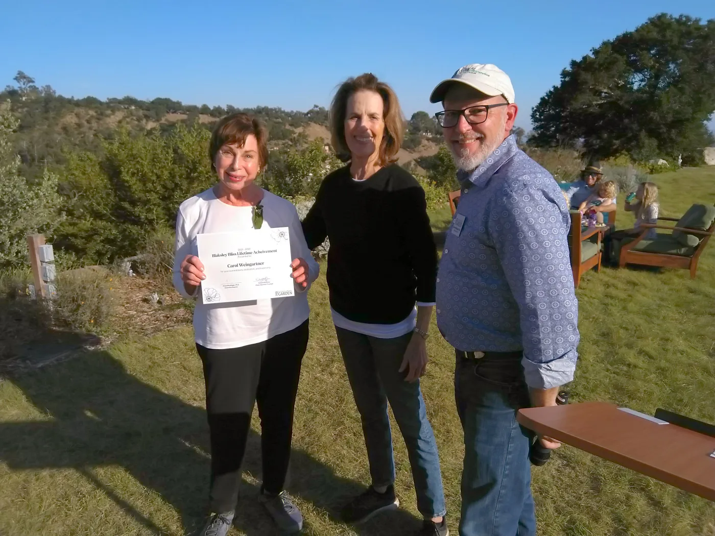 2021-2022 Blaksey Bliss Lifetime Achievement Award winner Carol Weingartner