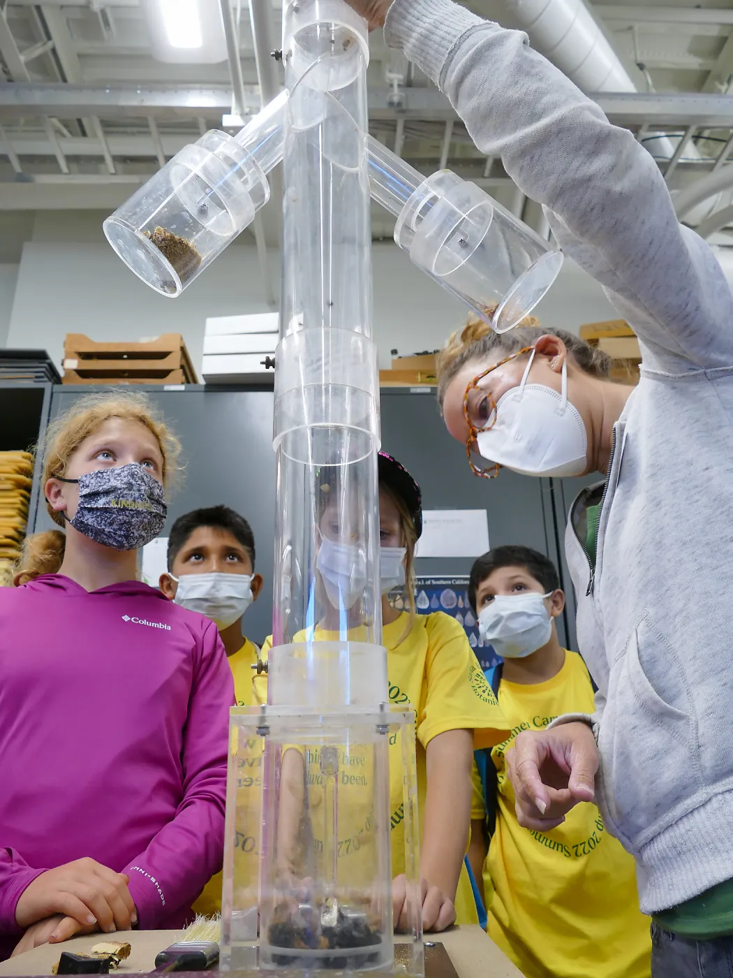 Jr. Naturalist Summer Camp Seed Cleaning Activity