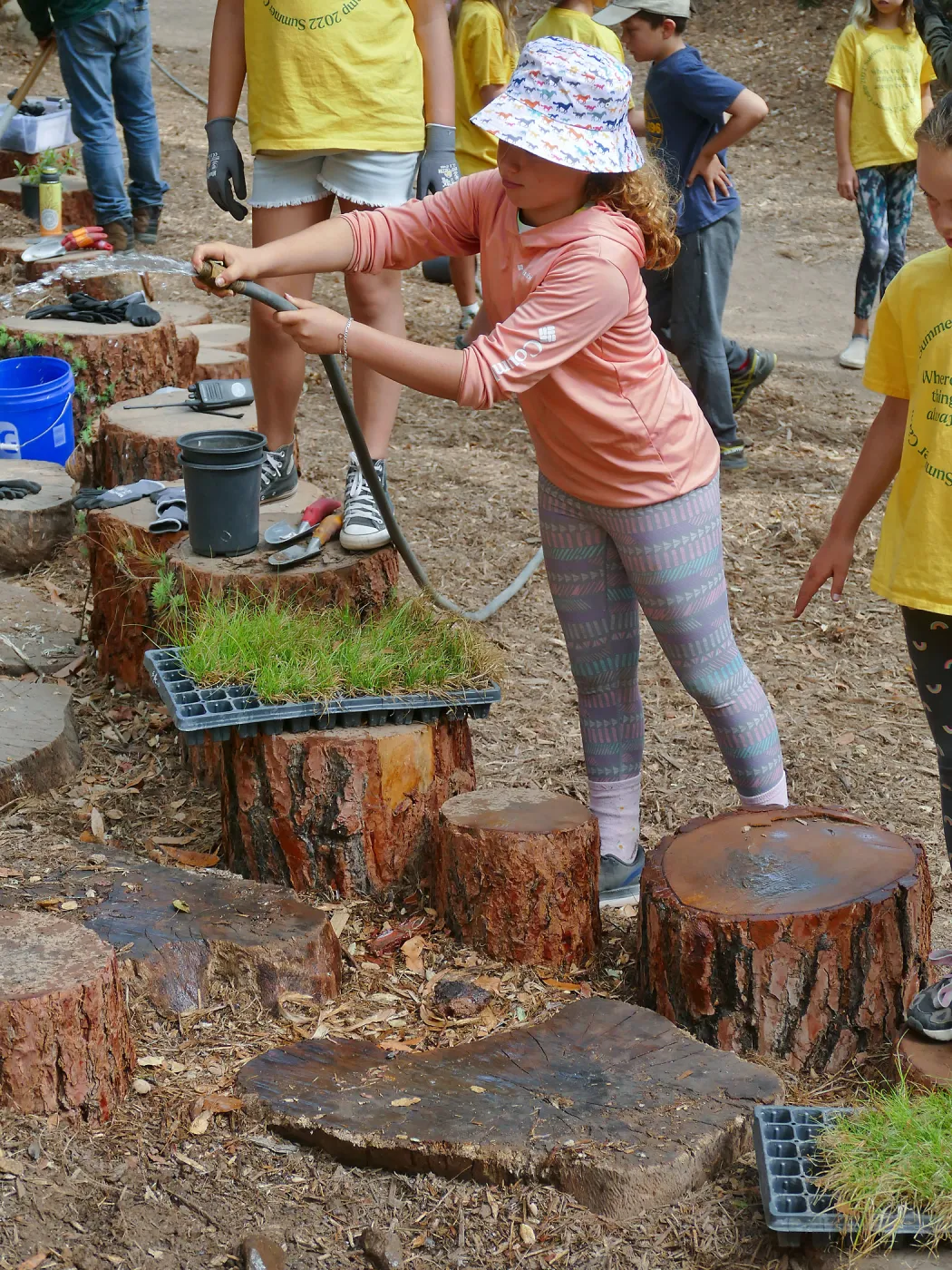 Jr. Naturalist Summer Camp Planting Activity