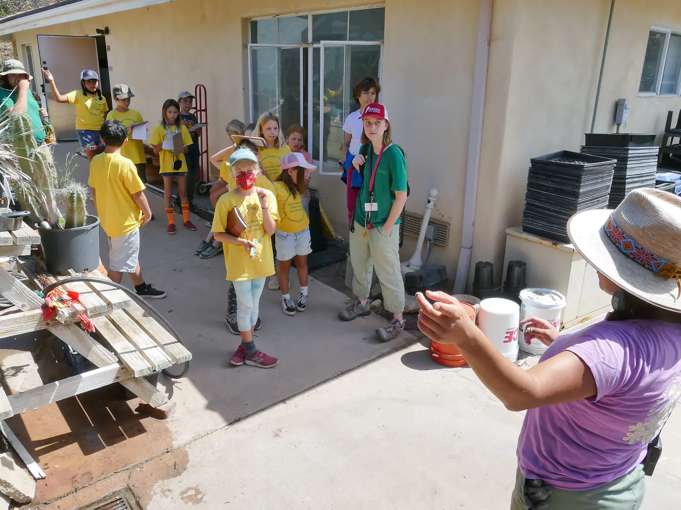 Jr. Naturalist Summer Camp Horticulture Unit Tour