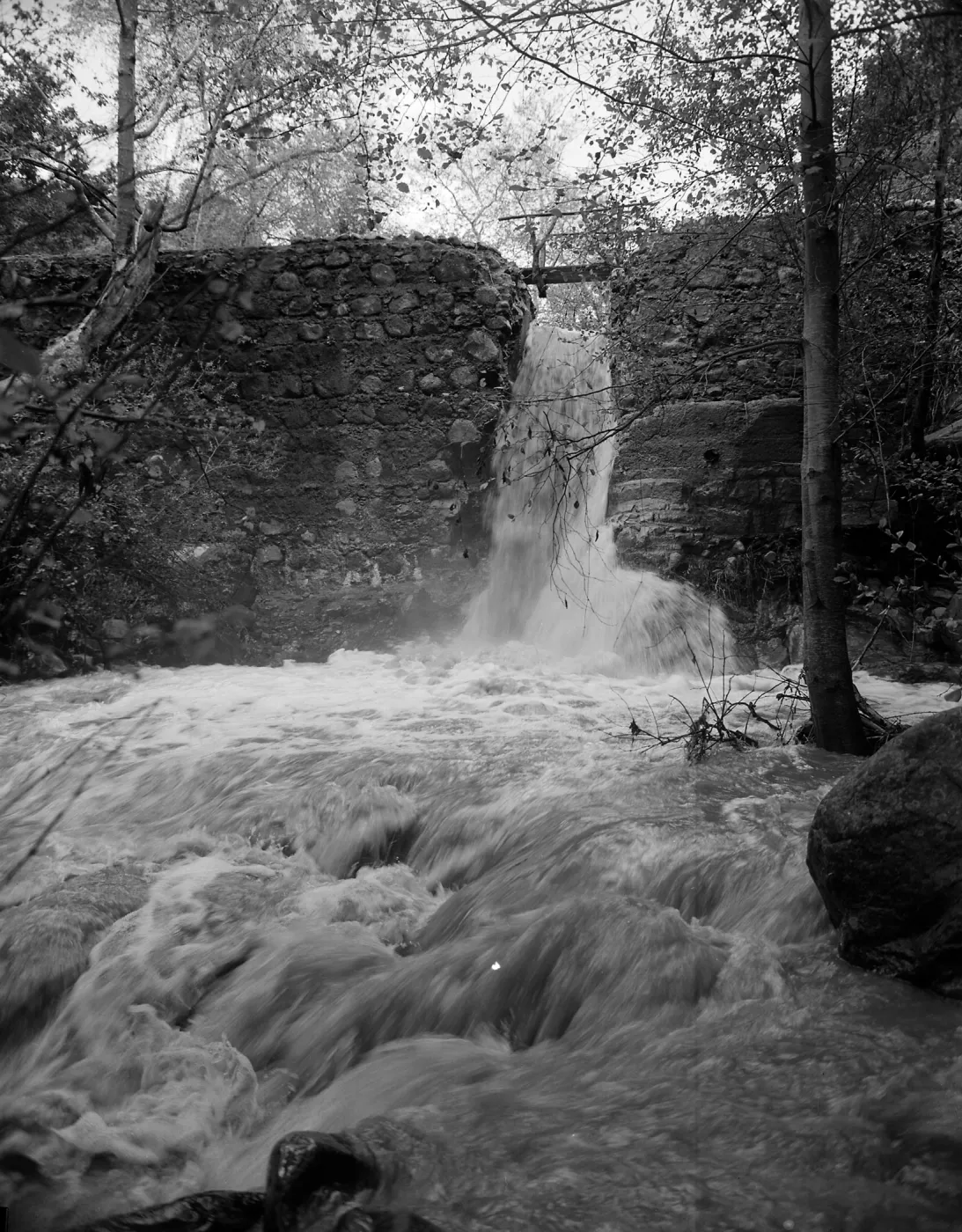 Early view of Mission Dam
