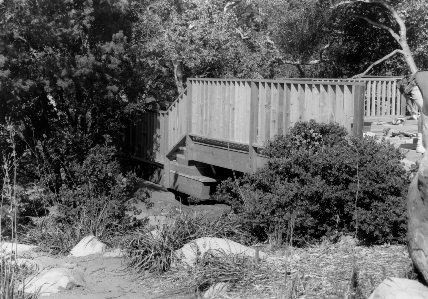 Deck (under construction) - Home Demonstration Garden