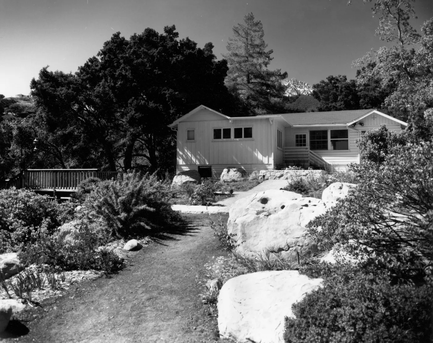 viewing back side of Cottage from Manzanita Section
