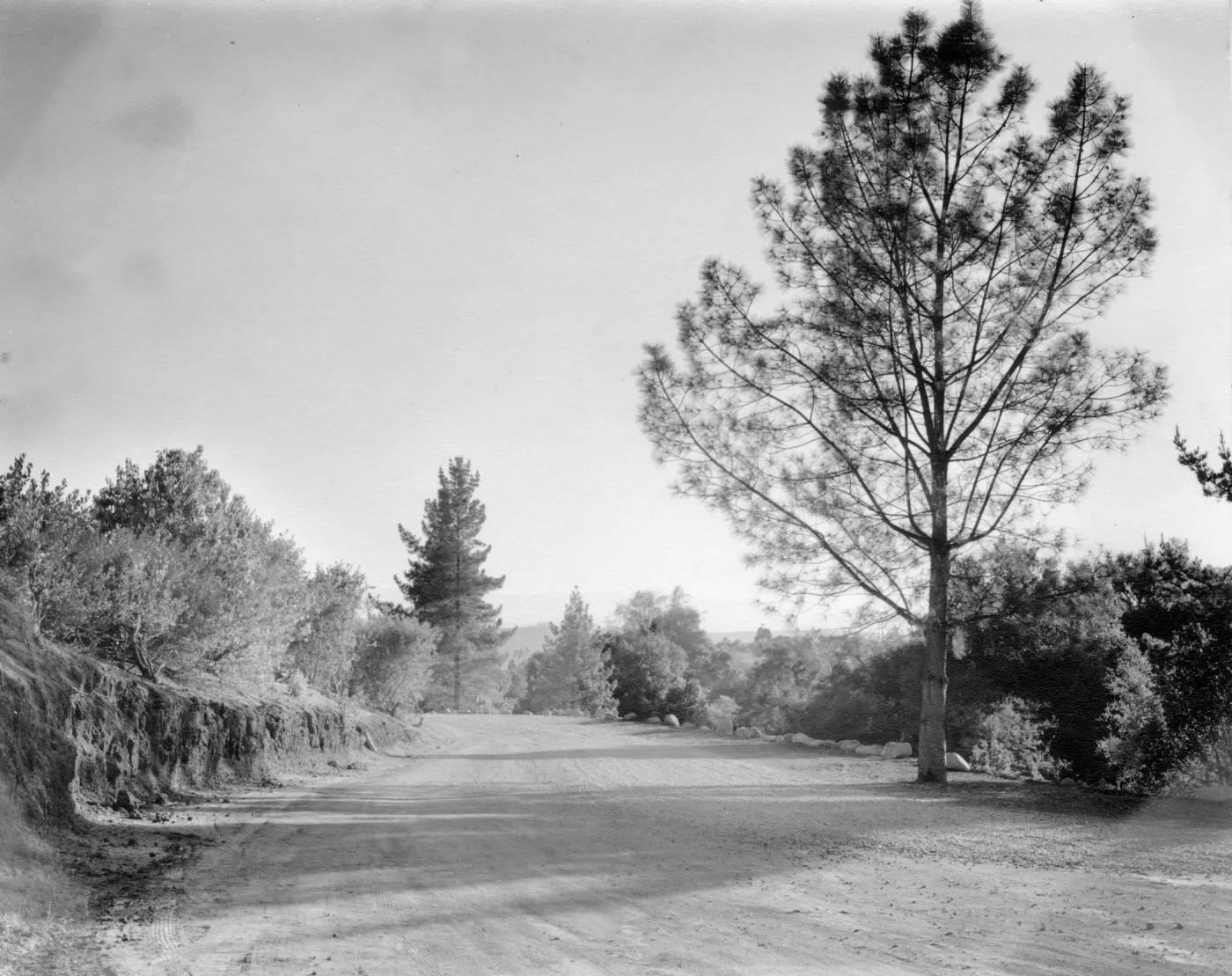 grading changes to Mission Canyon Road, 1948?