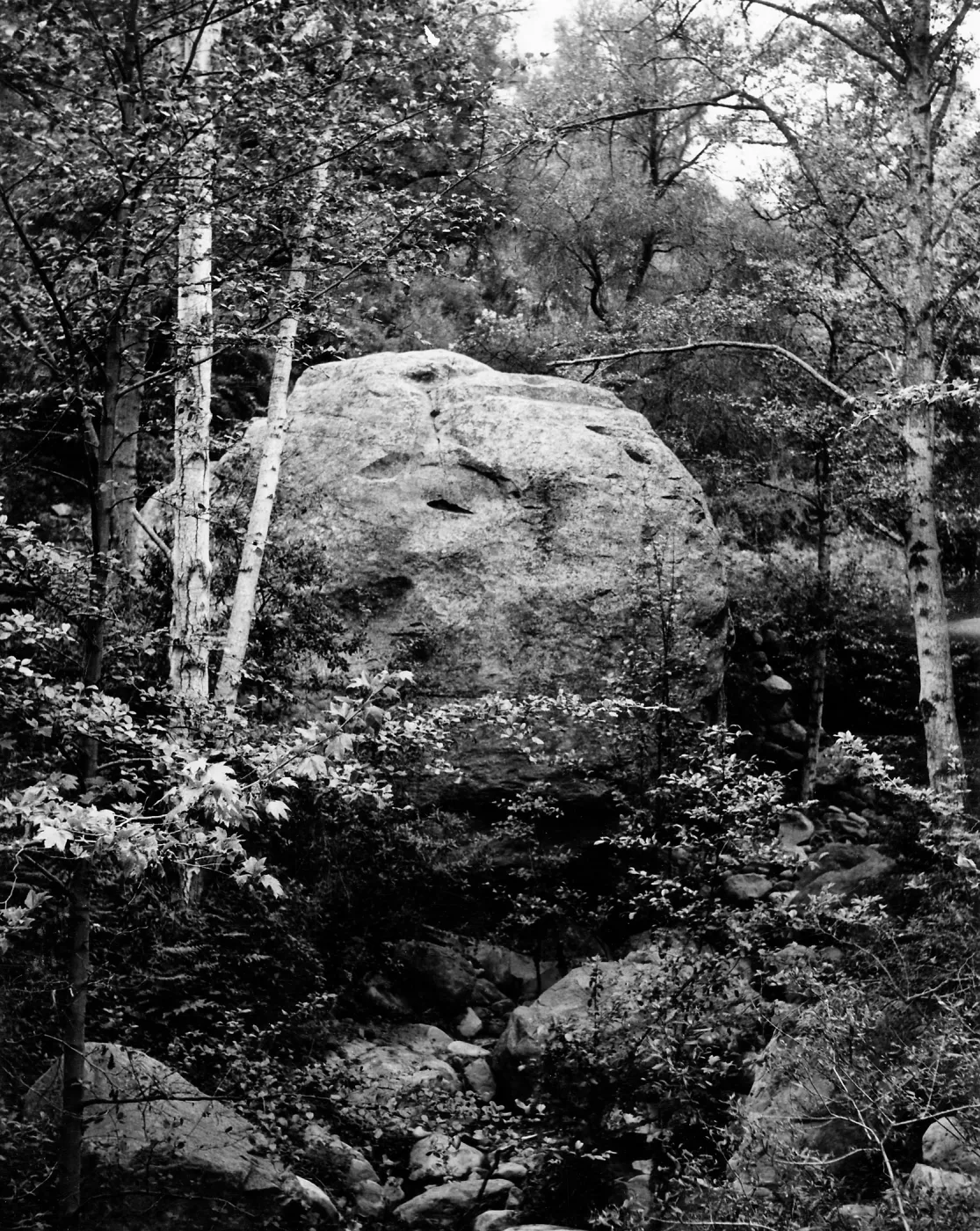 Lassiter Boulder, Mission Creek, SBBG