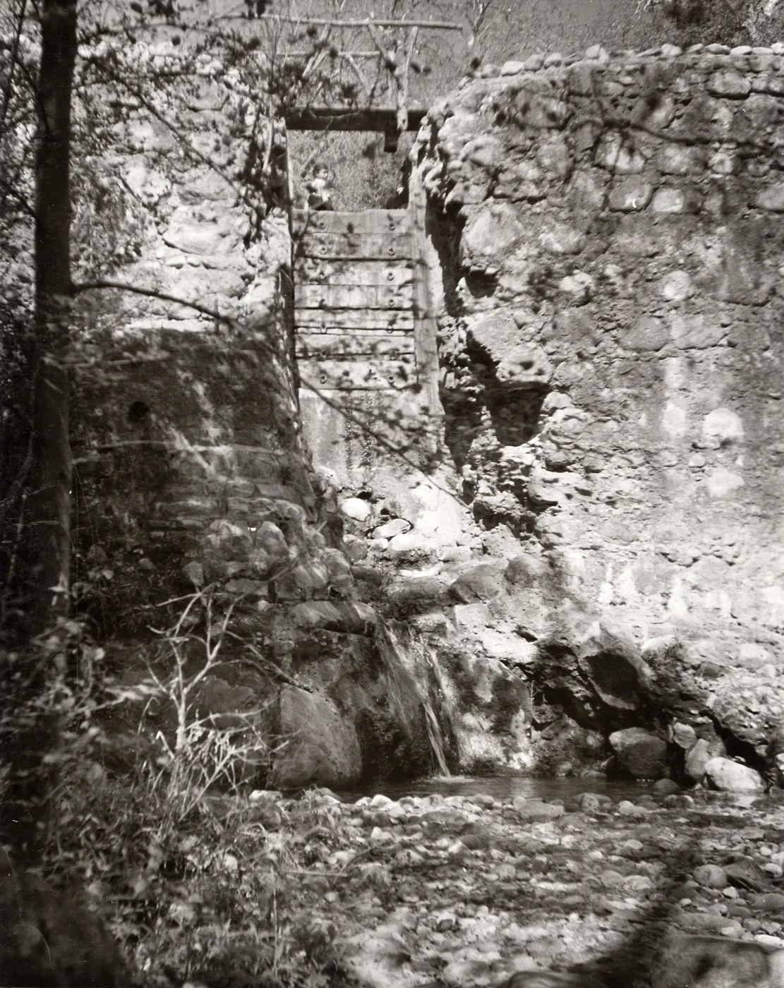 Mission Dam, before 1969