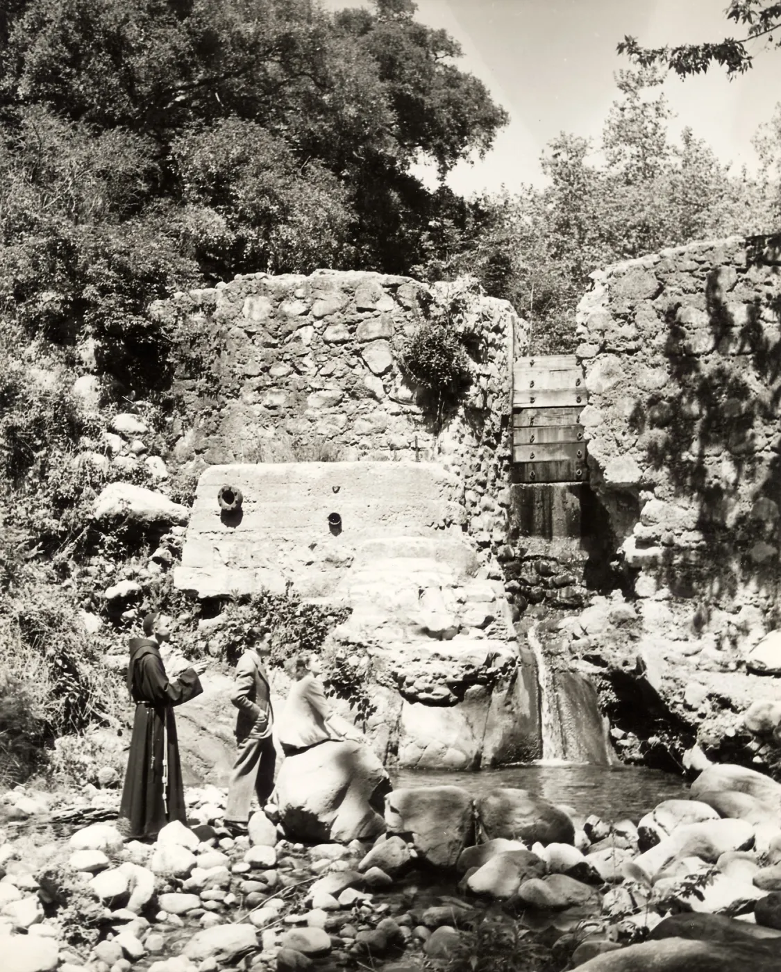 below Mission Dam, SBBG