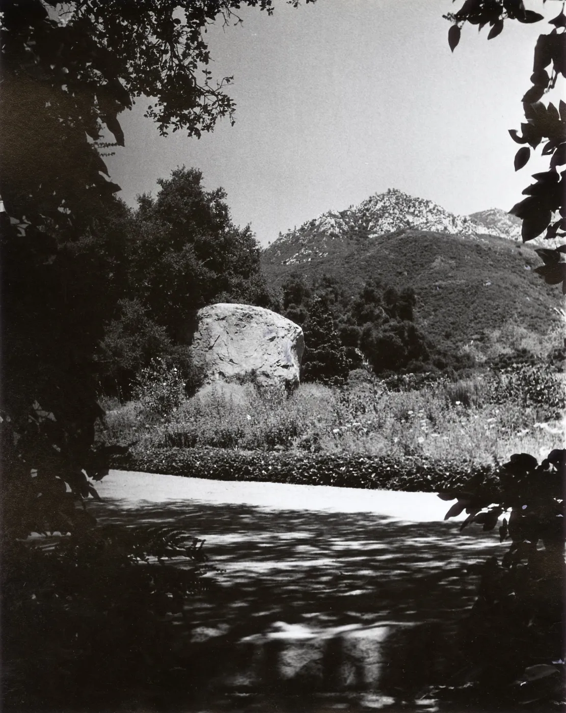 SBBG, Blaksley Boulder, mountain view