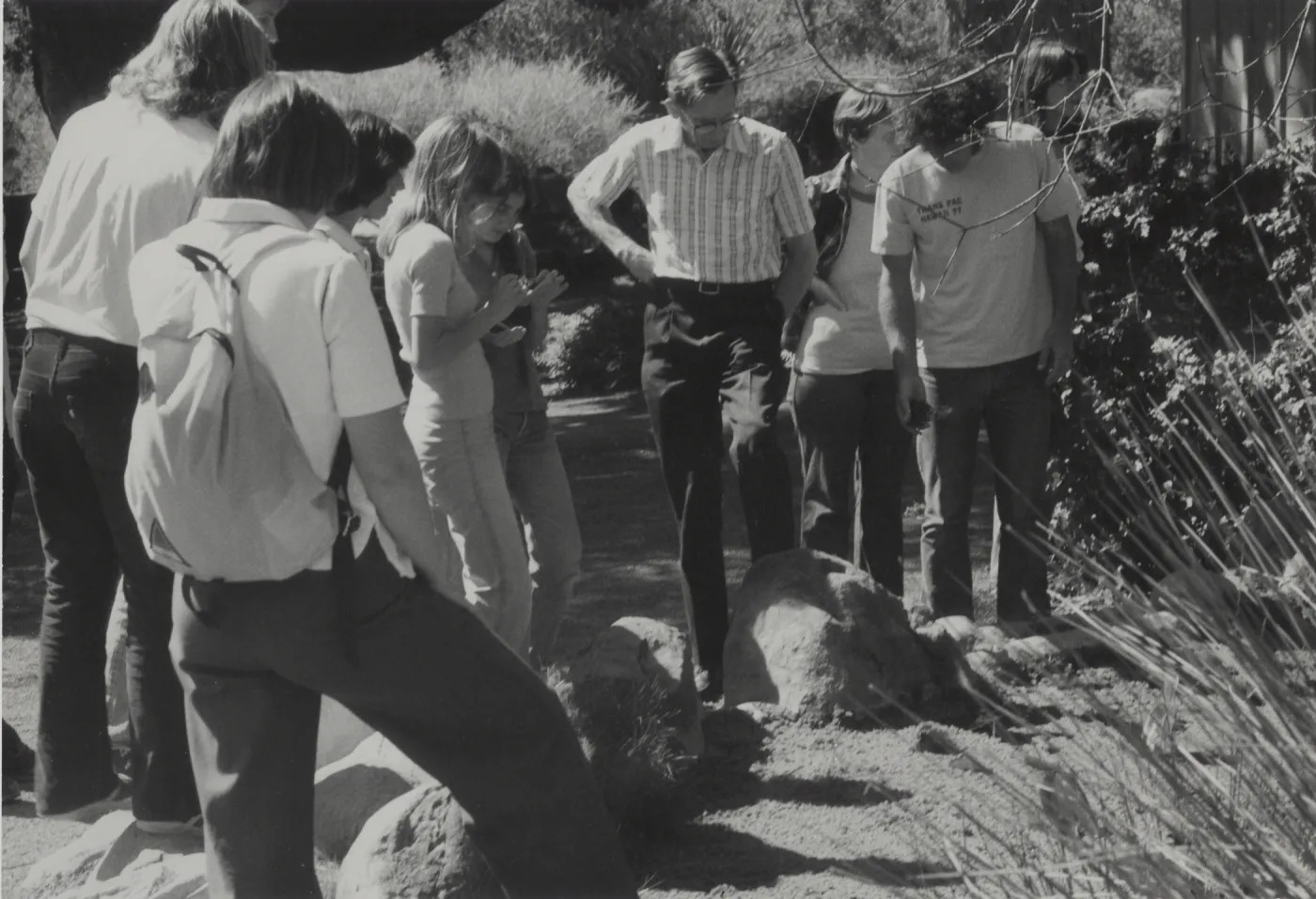 UCSB class at SBBG with Dr. Moseley