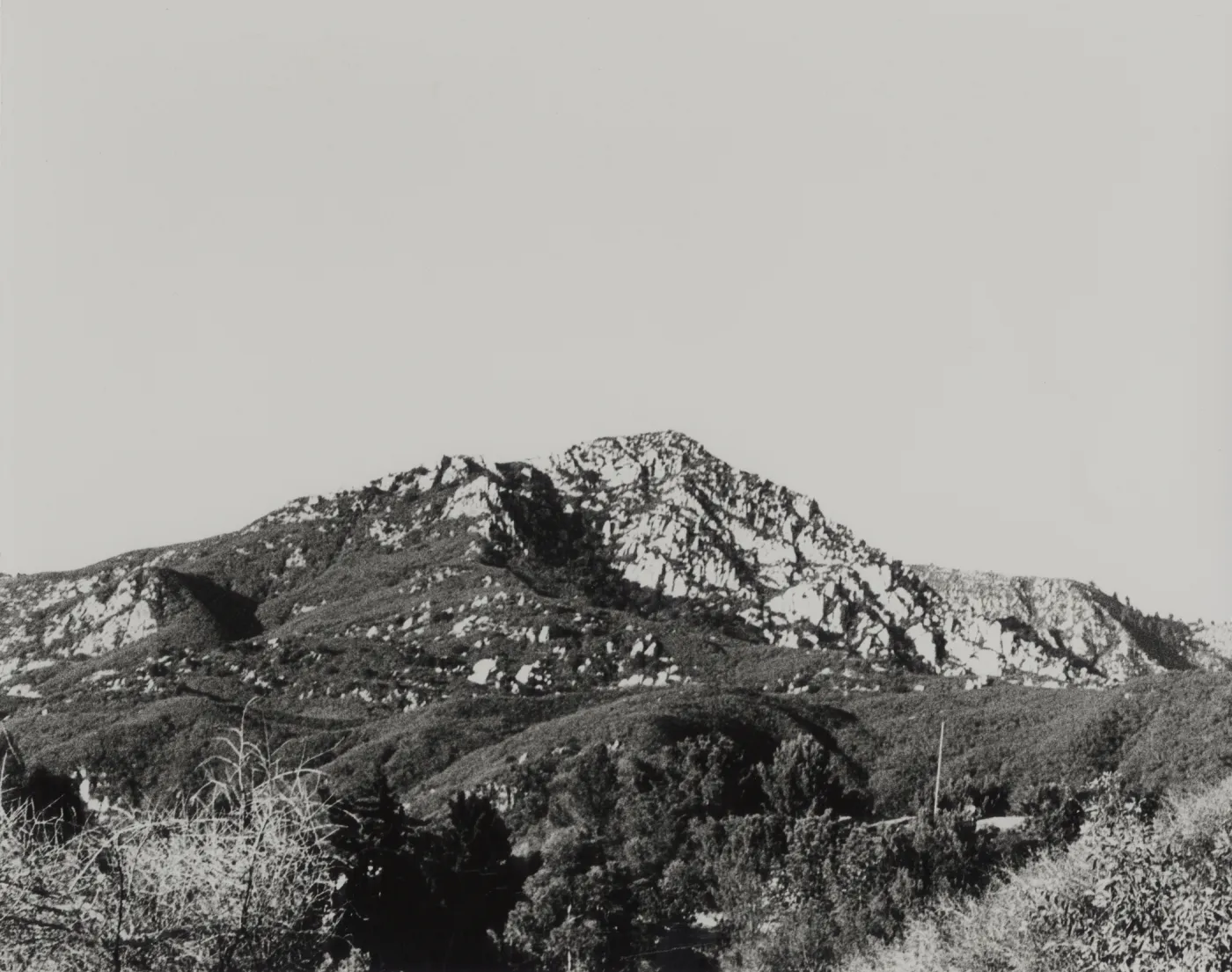La Cumbre Peak, above Mission Canyon