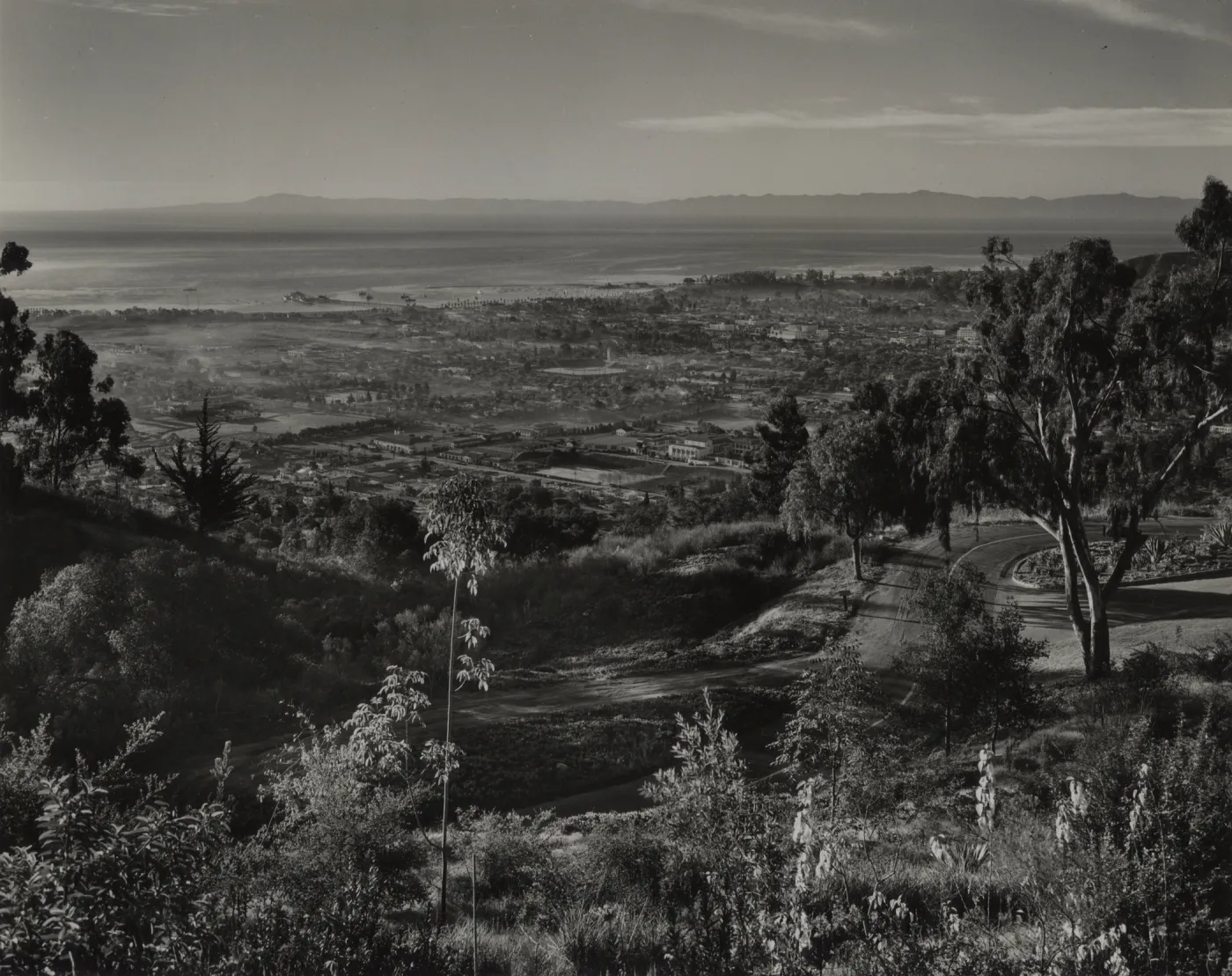 Ocean view of Santa Barbara and the Channel Islands