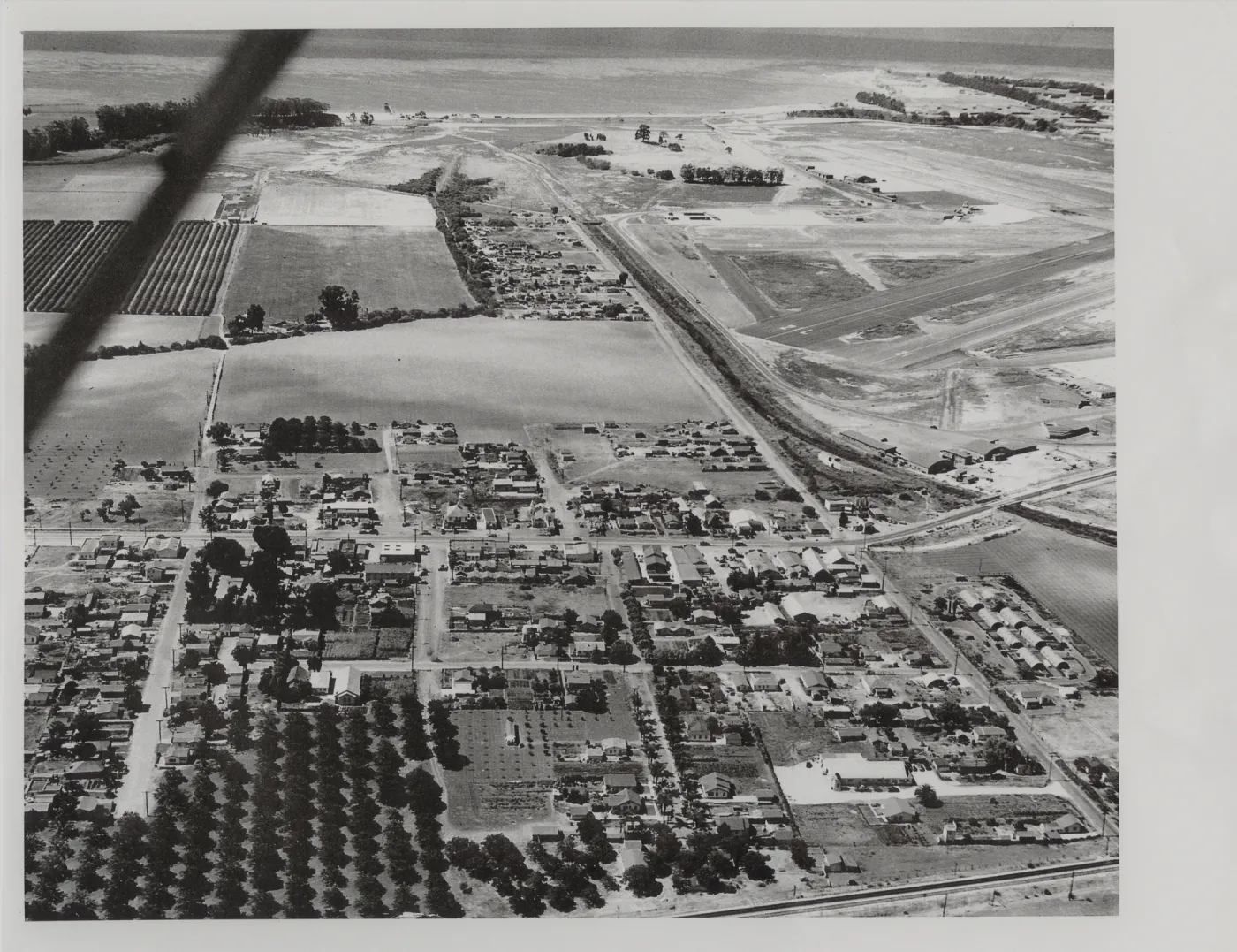 Goleta, from the air, 1930s
