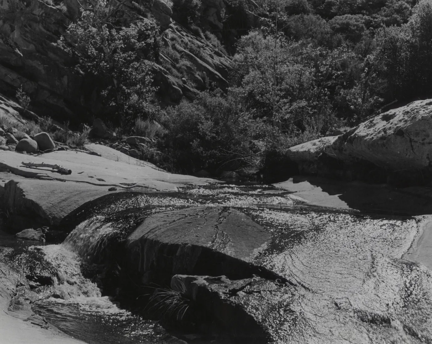 waterfall, Sisquoc River at Rattlesnake Creek