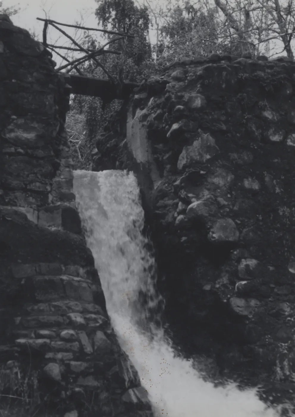 Mission Creek waterfall, Mission Dam
