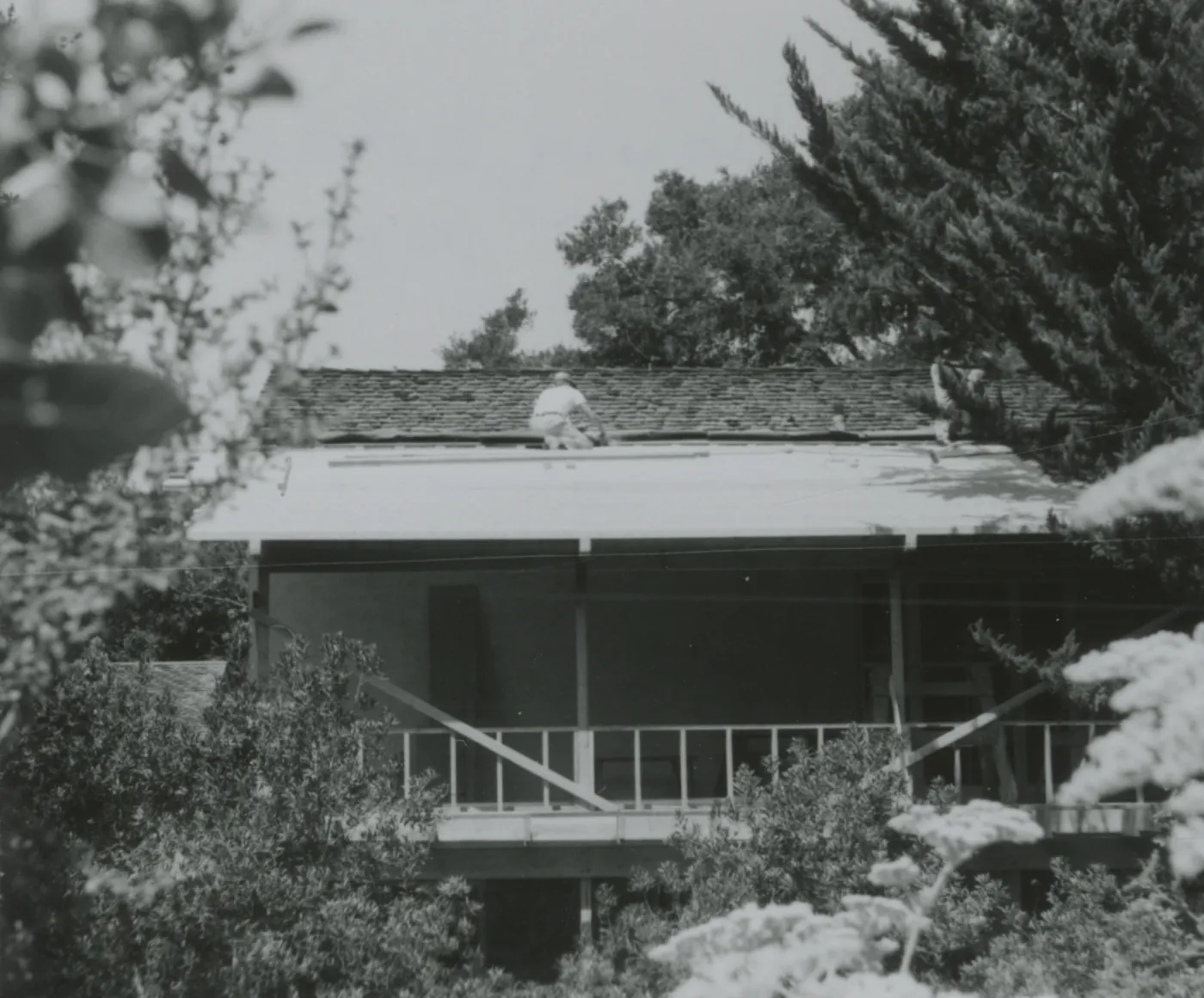 East Wing construction, addition to the Blaksley Library