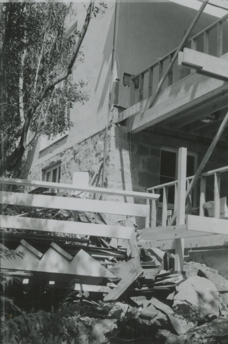 Blaksley Library, East Wing construction