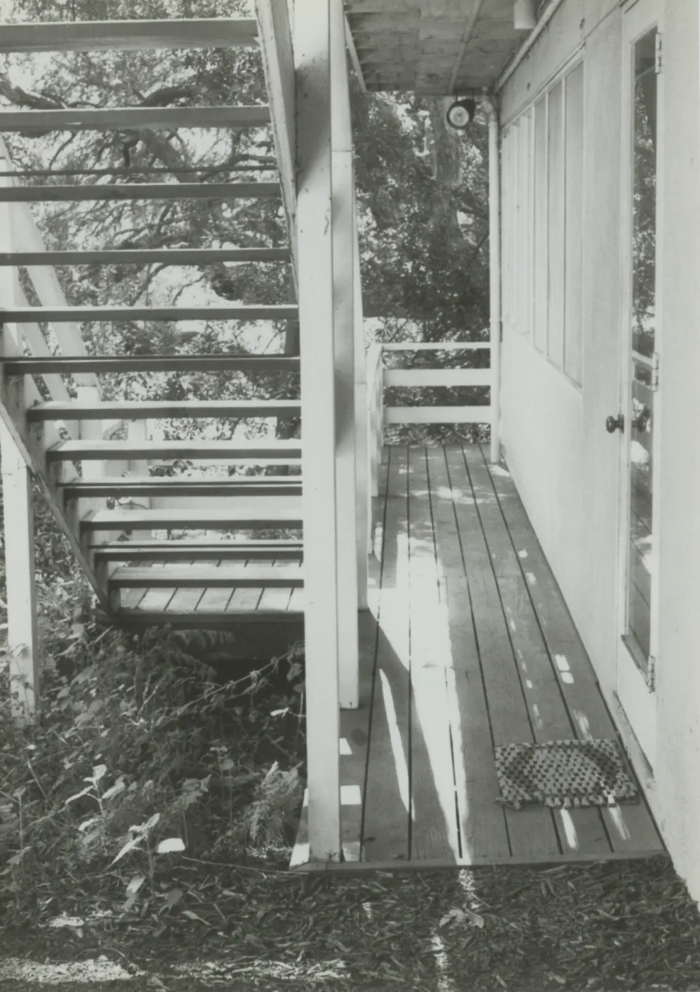 staircase, East Wing annex of the Blaksley Library
