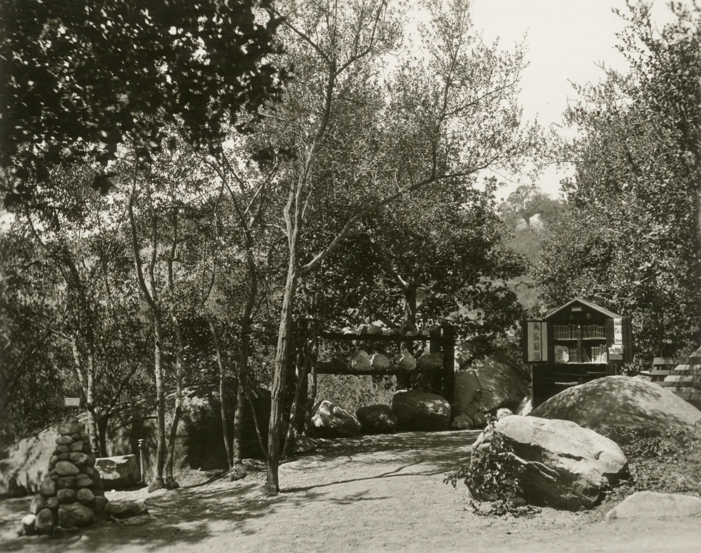 original 'Library' at Blaksley Botanic Garden