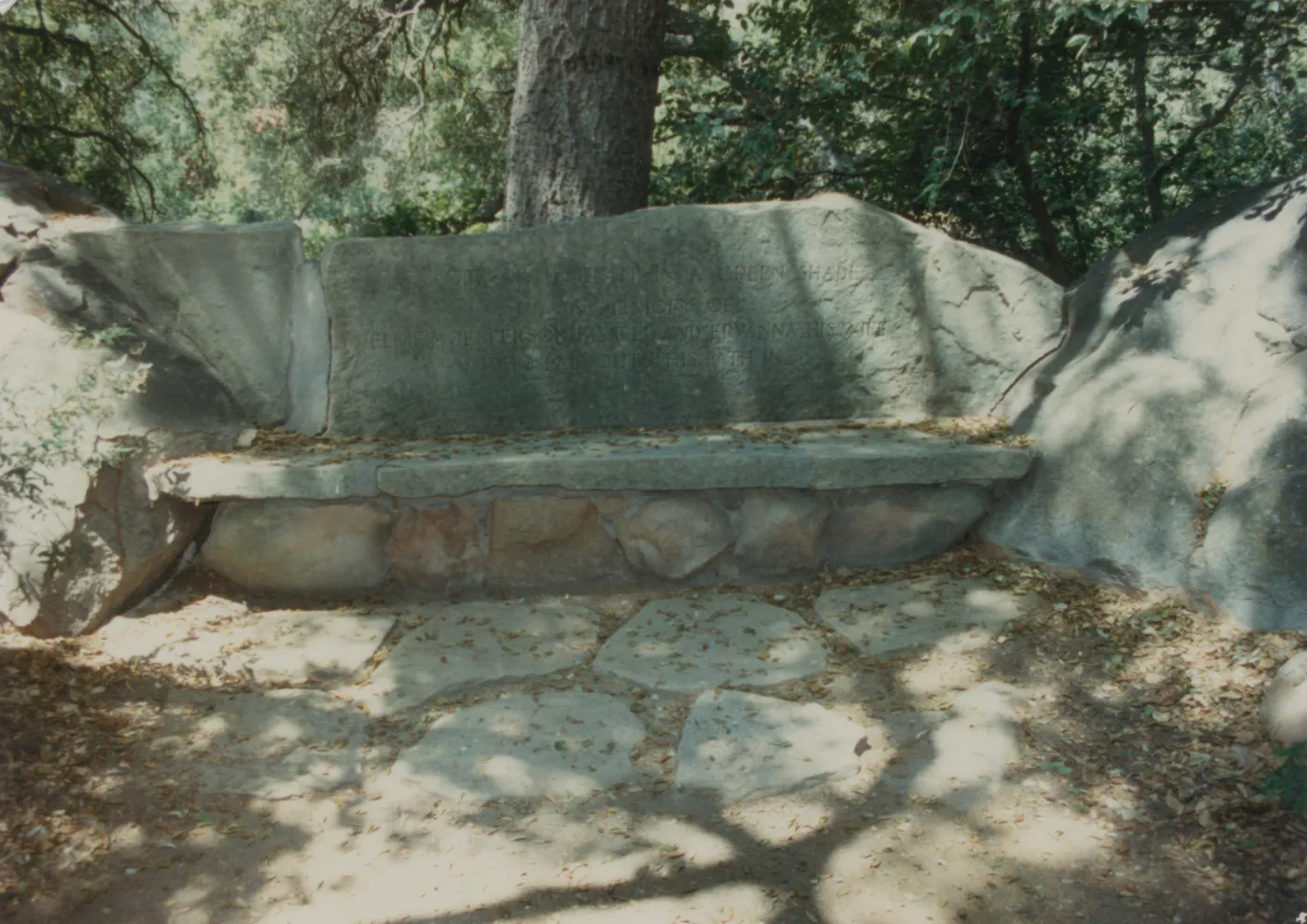 Elmer and Ervanna Bissell Bench, 1941