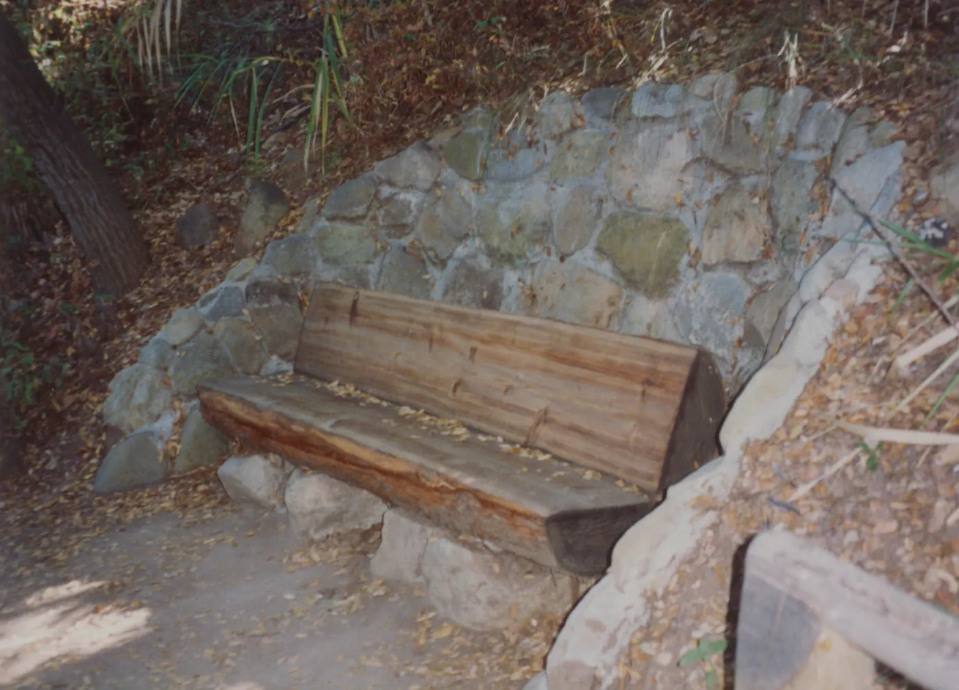 Robert O. Easton Bench, 1989, Island Section, Easton Aqueduct Trail