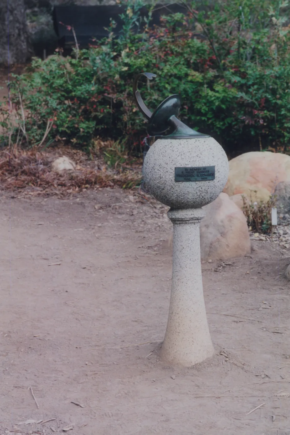 Frederick B. Edwards Sundial, 1958, Meadow