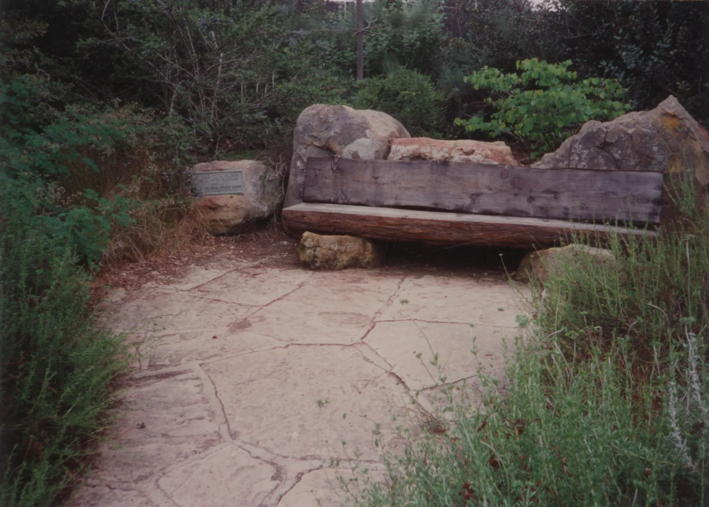 Mr. and Mrs. William Stratton Porter Bench (bench #64), Porter Trail