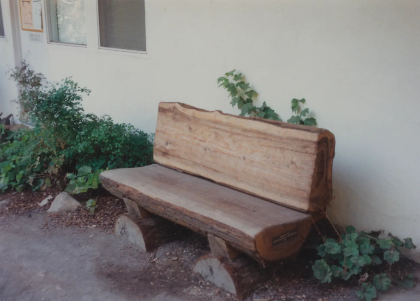 Santa Barbara Foundation Bench, against the Arroyo Room