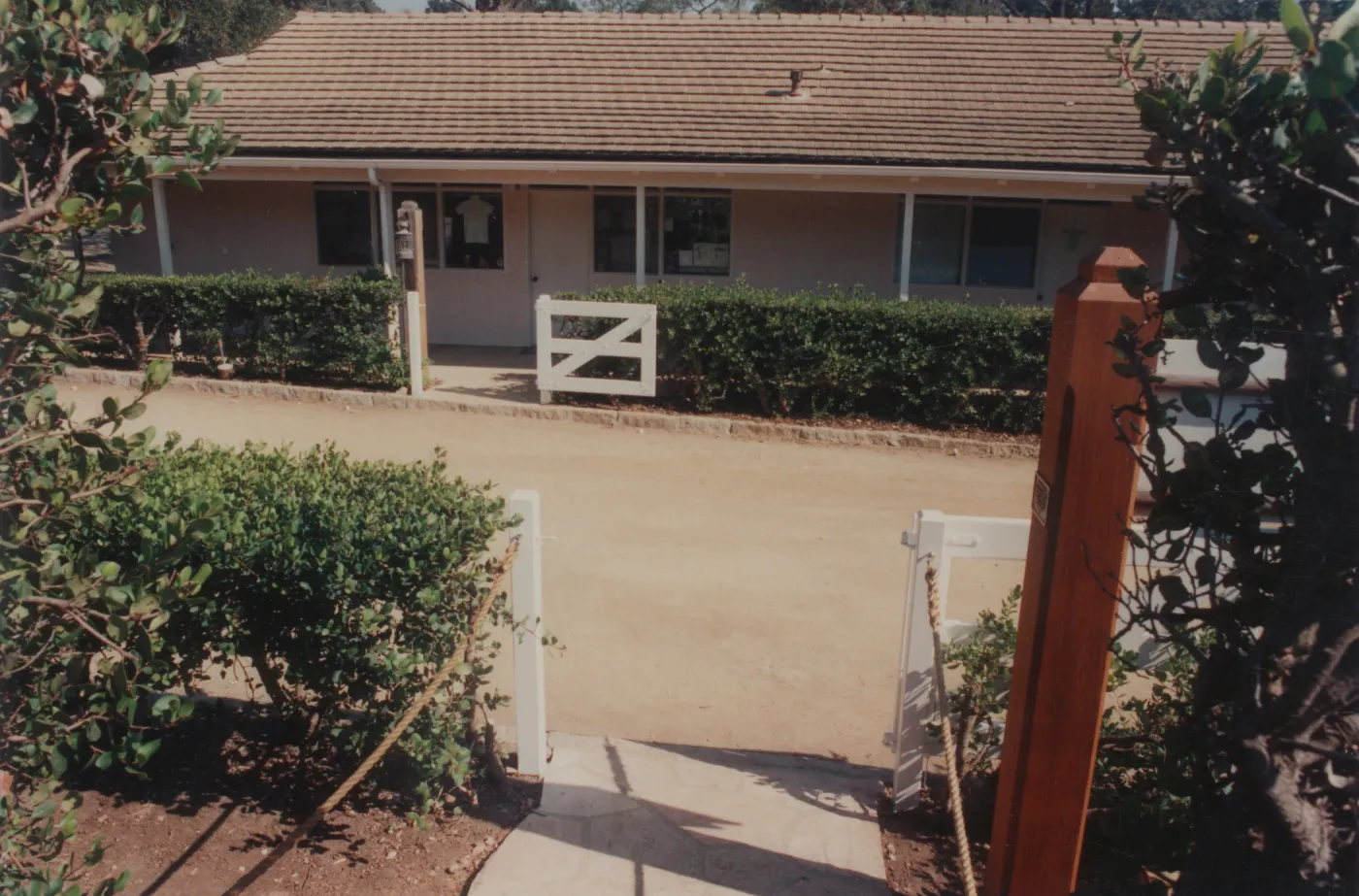 Lila Sexton Plaque, Garden Growers Nursery Entrance, Courtyard
