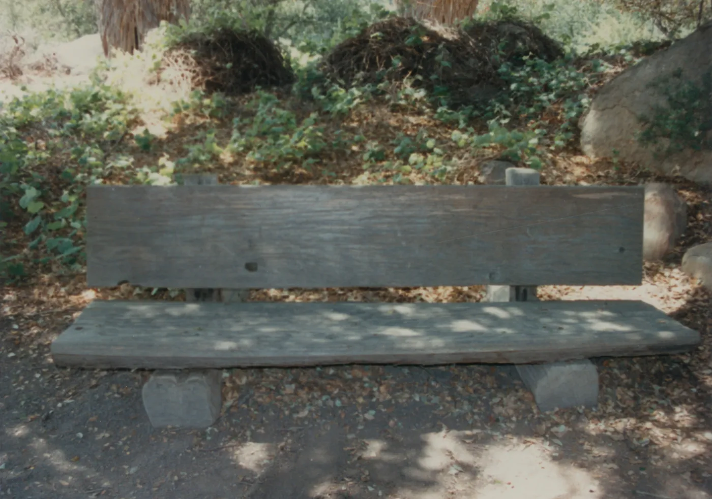 Joyce W. Webb Bench, 1979, original location (removed)