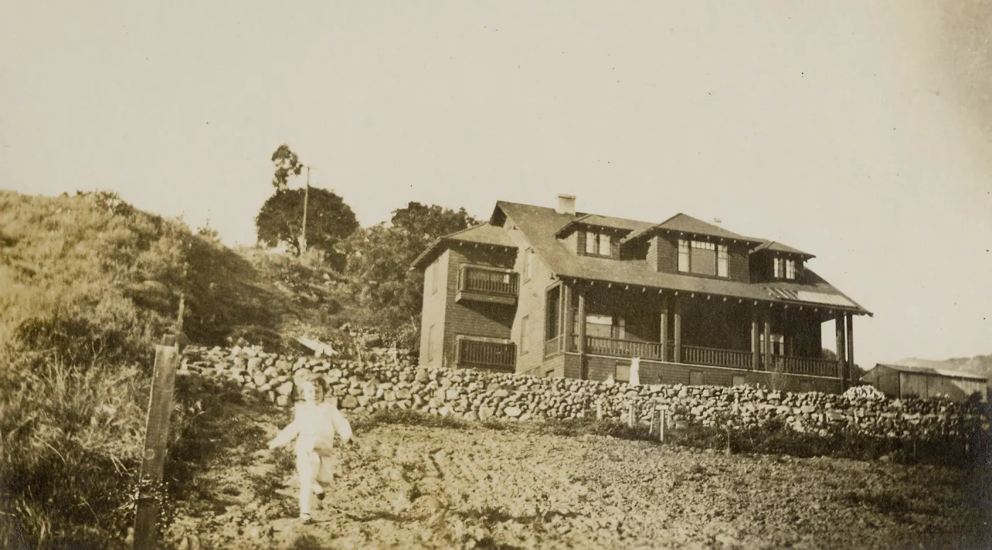 Clarke George at T.M. George home