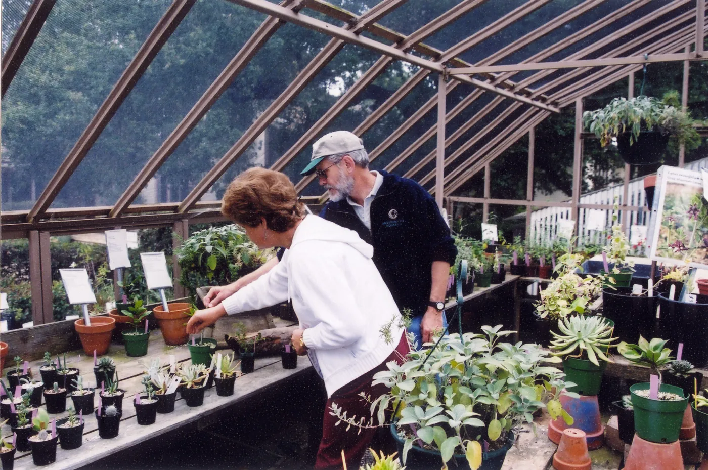 Visitors in nursery
