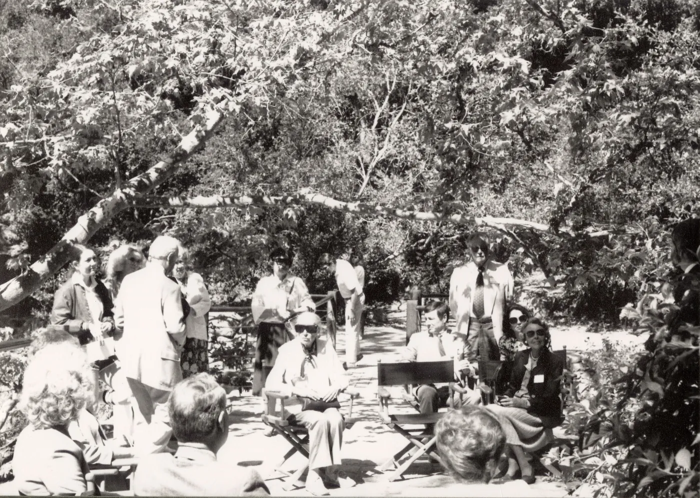 Dedication of Mission Dam railing