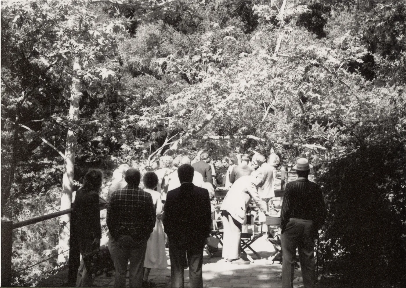 Dedication of Mission Dam railing