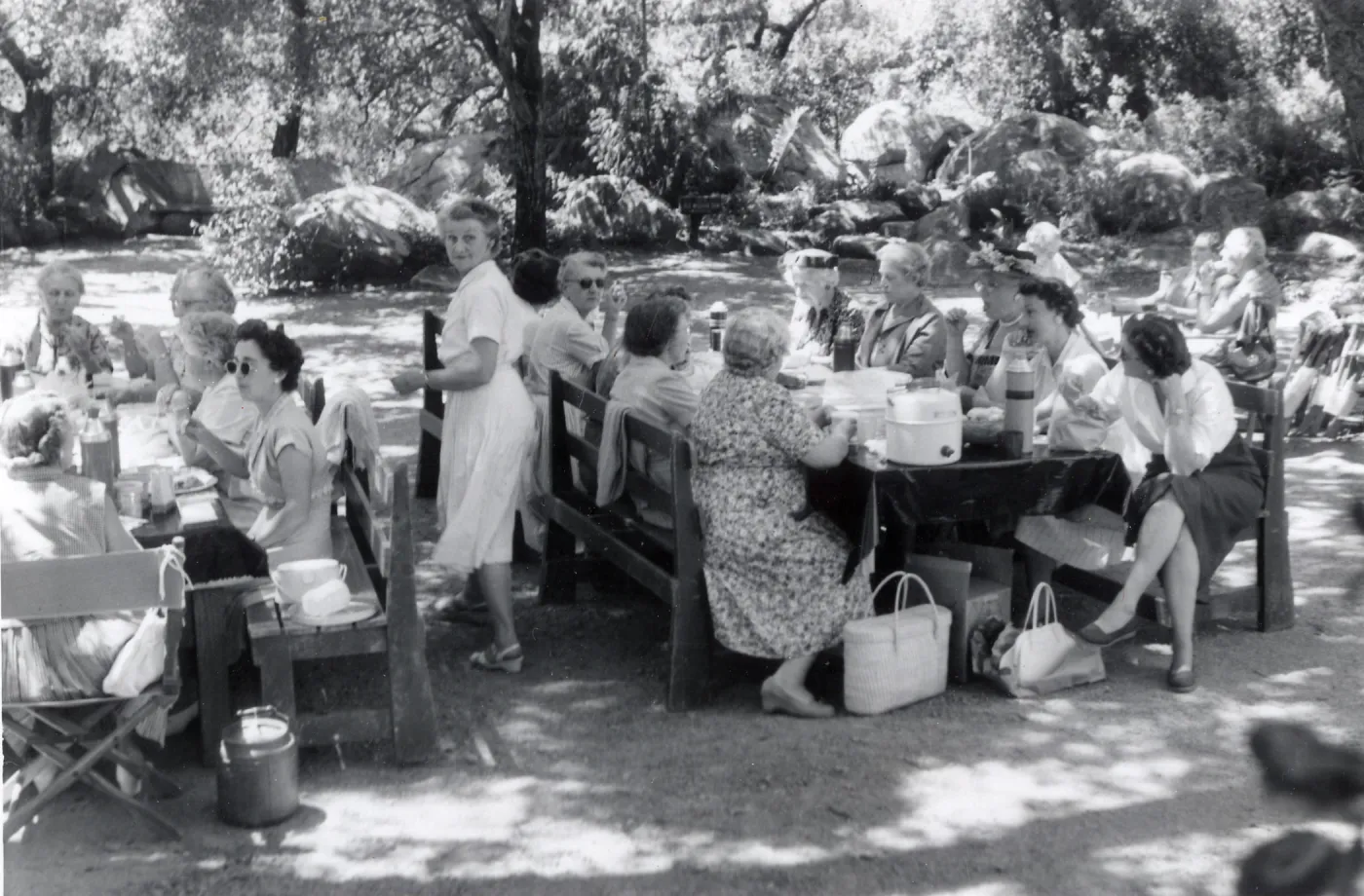 American Herb Society picnic lunch