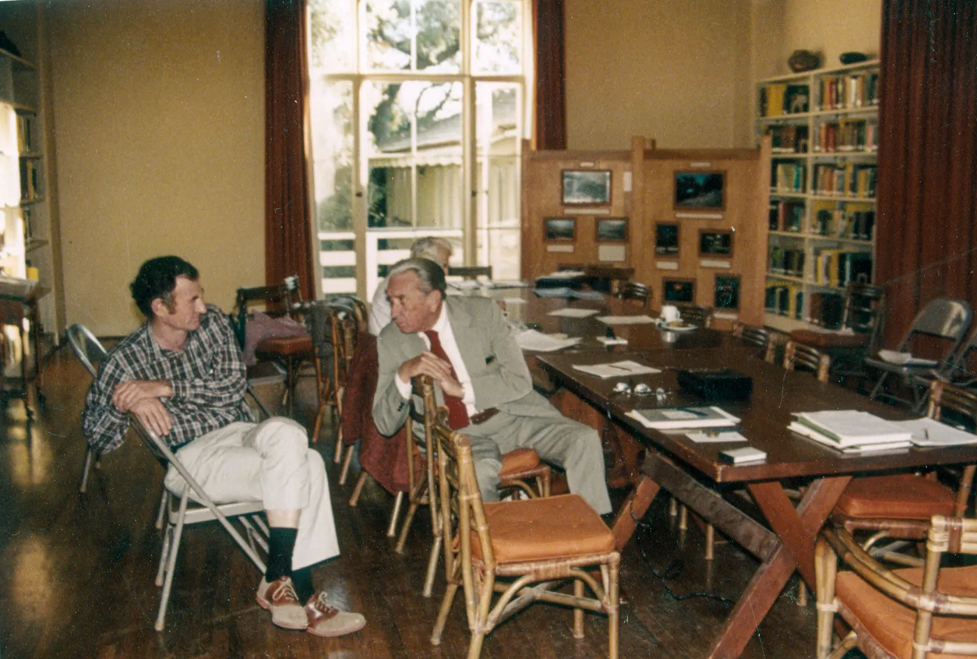 Board Members: Man on Left: John Pitman, Man on Right: Clarke Gaines