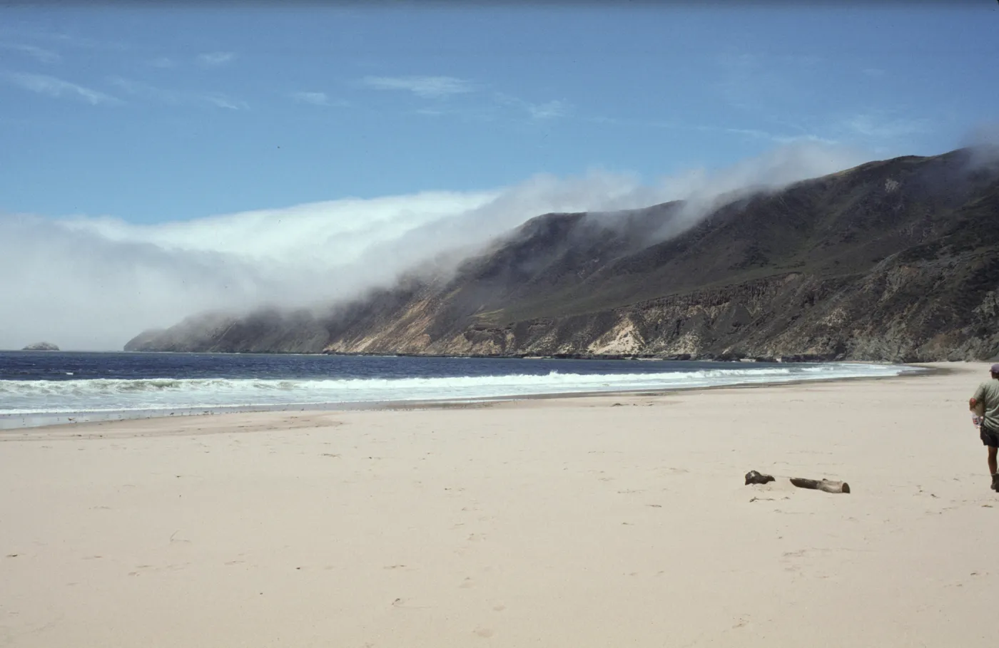 beach at Point Sal, fog