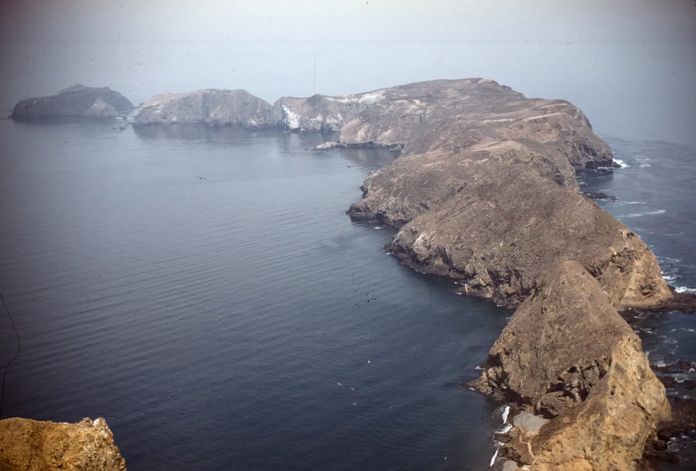 Looking East from West Anacapa to middle and East Islands