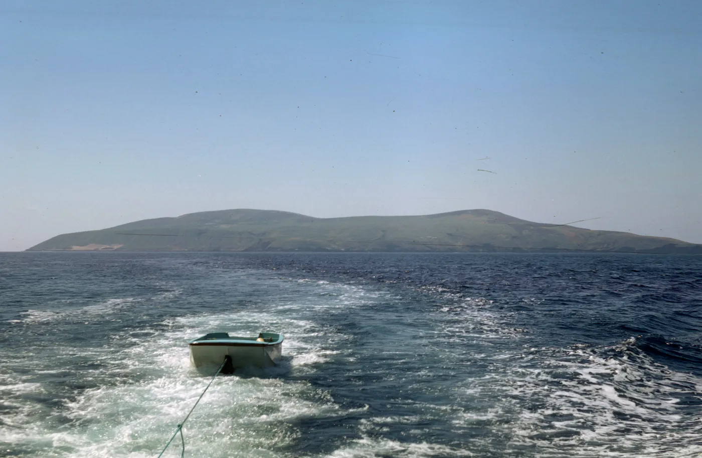 Santa Barbara Island from boat