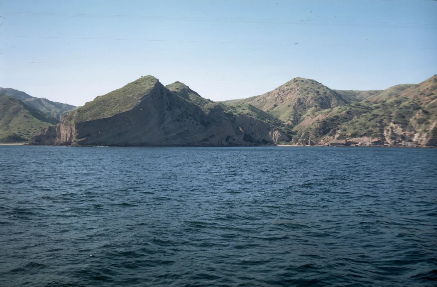 Santa Cruz Island from Boat