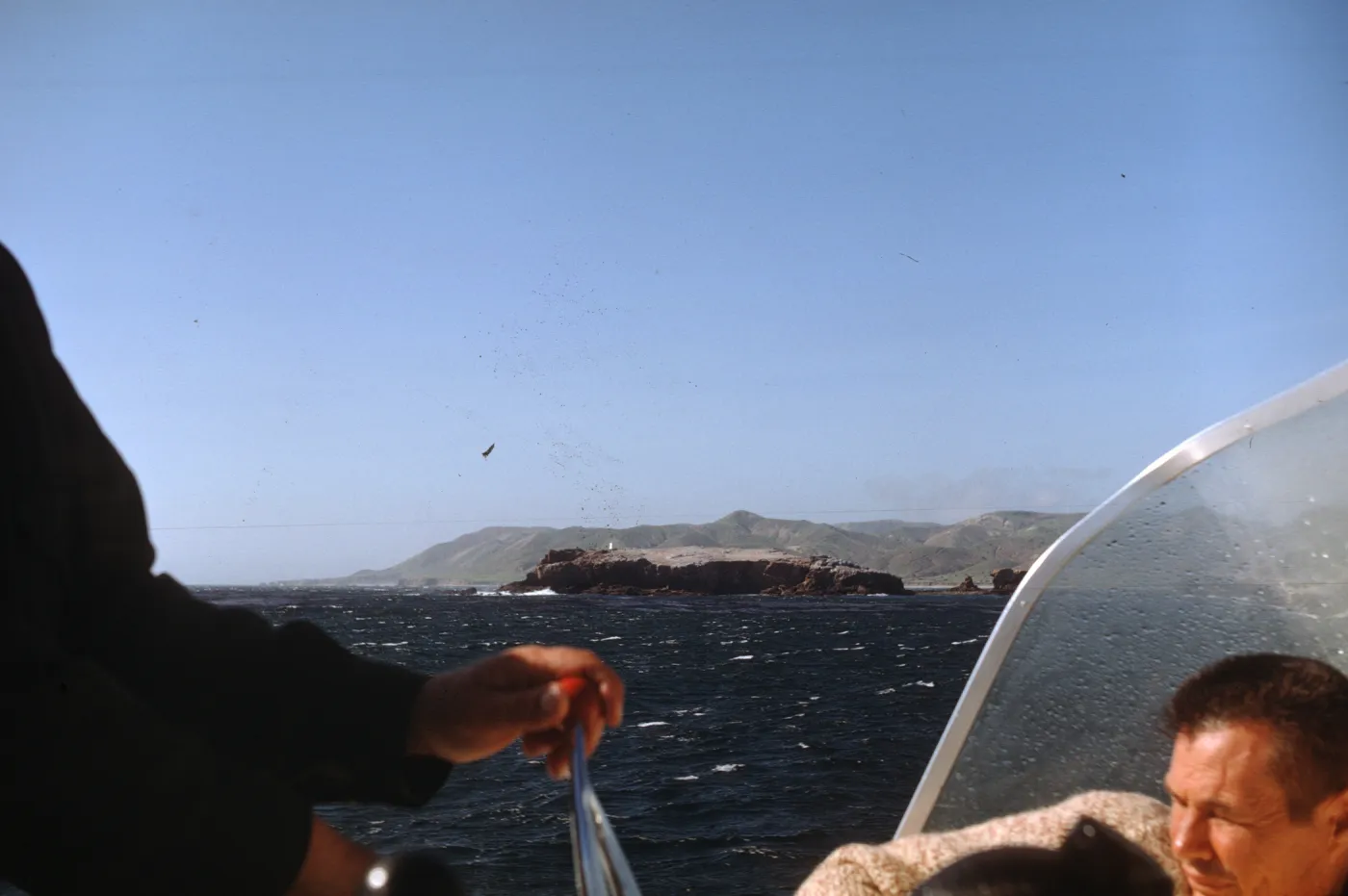 Santa Cruz Island from Boat